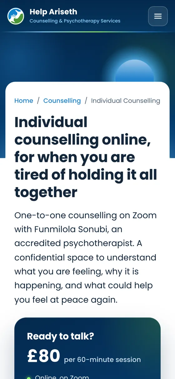 Individual counselling