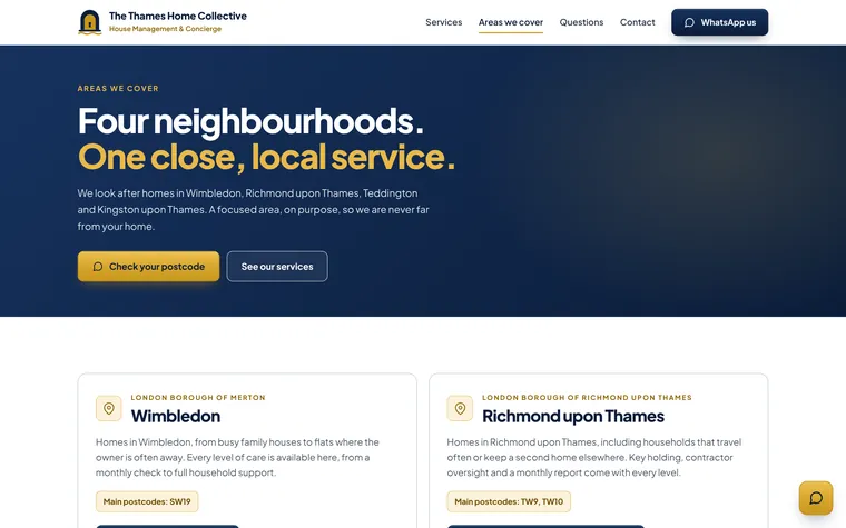 Four neighbourhoods, one local service