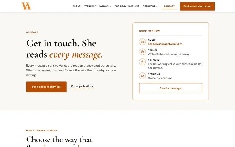 Contact, with what to expect